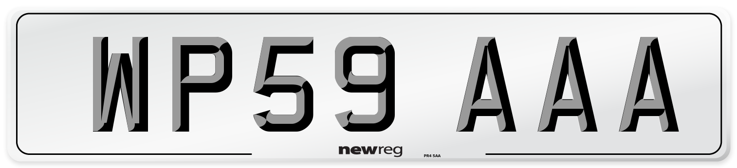 WP59 AAA Number Plate from New Reg